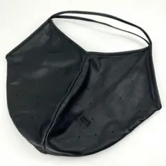 カンペール パンチング トートバッグ ハンド サイズ拡張 レザー 本革 黒