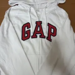 GAPホワイトジップパーカー Ｍサイズ