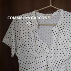 COMME des GARCONS 半袖Tシャツ 白黒ドット XSサイズのサムネイル