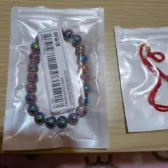 多色ビーズブレスレット
