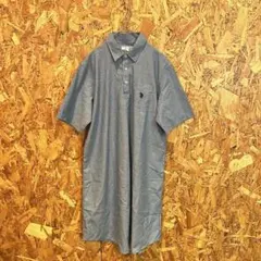 U.S. POLO ASSN. 膝丈ワンピース フレア シャツ ライトブルーのサムネイル