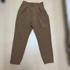 GU ストレッチテーパードパンツ イージージョガーパンツ ブラウン M