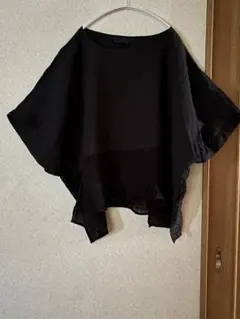 新品　萌　MOYURU 横長変形ヘム　アシンメトリー　リネン混チュニックトップスのサムネイル