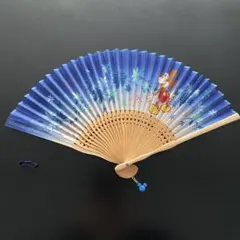 ミッキーマウス 扇子 青