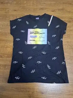 ANAPGIRL♥肩ジップロゴTワンピ