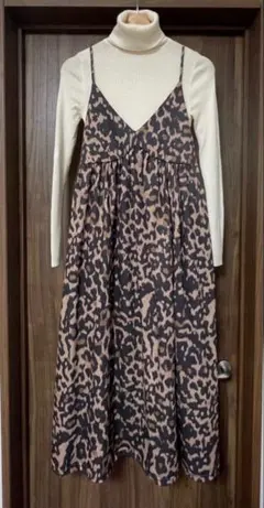 FRIFUL レオパード柄 キャミワンピース M SHEIN購入　アニマル柄