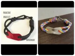 パラコードブレスレット 2本セット ハンドメイド