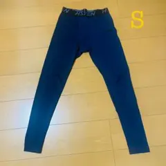 スポーツタイツ アンダースパッツ 吸湿速乾 軽量伸縮性　ネイビー　S