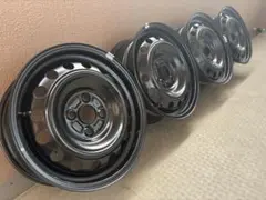 アクア純正15インチスチールホイール2本セットB - メルカリ