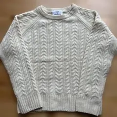 Wool & Cashmere ケーブルニットセーター