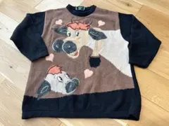 Progetto 牛柄ニット　レディース