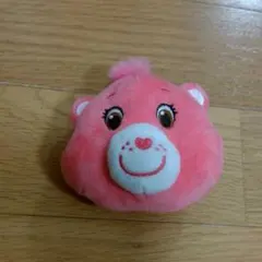 ケアベア　コインケース マスコット ピンク キーホルダー 新品