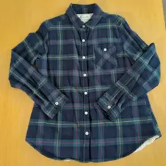 裏ボア チェックシャツ 長袖