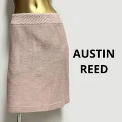 【5182】AUSTIN REED ラメ糸 スカート 38 ピンクのサムネイル