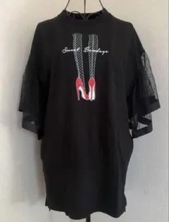 one spo ワンスポ 袖チュールTシャツ ワンピースのサムネイル