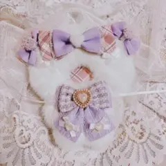 ぬい服 ハンドメイド 制服 10cm うさぎ チョコミント ヘッドドレス