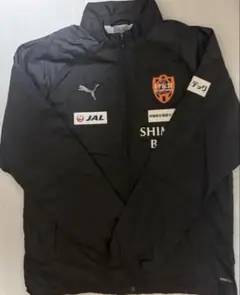 清水エスパルス ウーブンフルジップジャケット ブラック 上下 支給品　スタッフ用 清水エスパルス ウーブンフルジップジャケット ブラック 上下 支給品