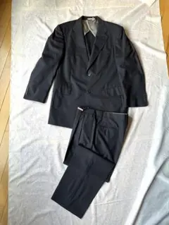 高級スーツ濃トリイユキメンズ冠婚葬祭フォーマル98‐88‐175ジャケットパンツ