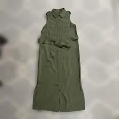 【値下げ中】BANANA REPUBLIC ノースリーブシャツワンピース