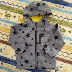 【新品】FUNNY STORY 星柄 ジャンパー ブルゾンコート グレー 95