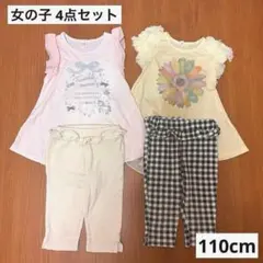 保育園 女の子 プリンセス トップス シャツ パンツ 100 110 まとめ売り