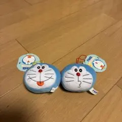 【新品2つ】ドラえもん フェイスマスコット ラウンドワン限定 ストラップ