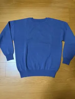 ニコアンド　ニット　ブルー　Mサイズ　メンズ