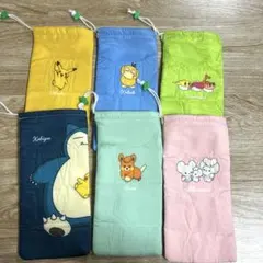 ポケモン ペットボトルカバー 6個セット