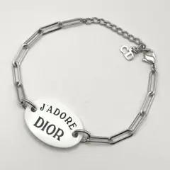 3149-3 極美品✨ Dior ブレスレット シルバー CD ロゴ 希少 刻印 | Mercari