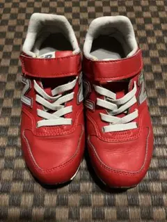 【㊥】 New Balance 996 レッド キッズスニーカー20.0㎝
