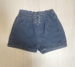 ダークブルー ショートパンツ