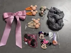 ミッキー・ミニー ヘアアクセサリーセット 8点
