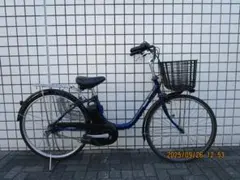 Panasonic ビビYX電動アシスト自転車 水色　盛岡市近郊限定 パナソニック ビビ・YX（シングル） 26型 アースブラウン 電動