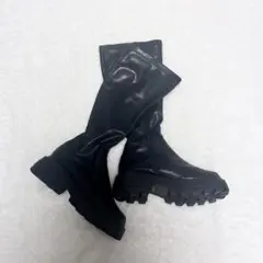 ※購入前にコメント下さい　ロングブーツ 厚底 ブラック　黒