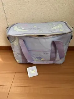 すみっコぐらしショルダー付き保冷バッグ（ラベンダー）