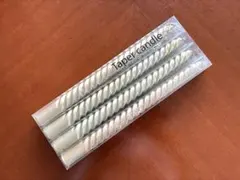 ゴールド キャンドル　4本セット　スパイラルキャンドル　25センチ