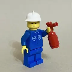 LEGO 레고 직원 소화기 포함 미니피그