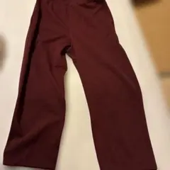 UNIQLO バーガンディ ストレートパンツ M