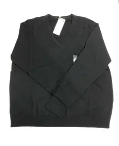 ②UNIQLO ウォッシャブルコットンVネックセーター　長袖　XL