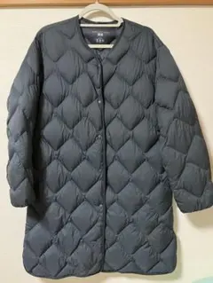 訳あり　ユニクロ　ウルトラライトダウン450455 L ネイビー