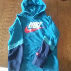 Nike フード付きパーカー 青