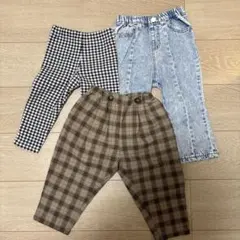 女の子　まとめ売り　ズボン　90