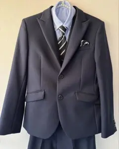 フォーマルスーツ　ネイビー160 WANDER FACTORY 卒業式