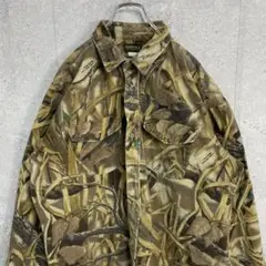 HERTERS 90s リアルツリー　長袖シャツ　厚手2XL程度　コットン地