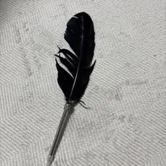 フェザーペン 羽根ペン ボールペン ブラック