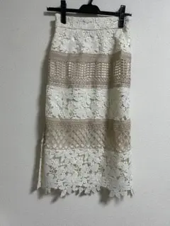 31sons de mode レースタイトスカート