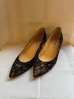新品⭐︎MODE ET JACOMO carino レース パンプス　24.5cmのサムネイル