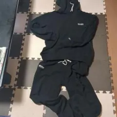 NEW ERA ブラック パーカー セットアップ