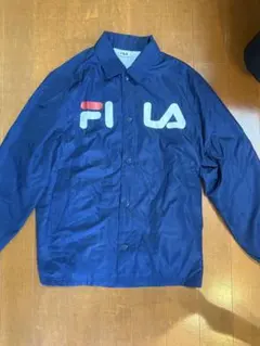 FILA ナイロンジャケット ネイビー