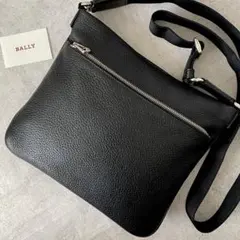 希少モデル✨BALLY バリー ショルダーバッグ ビジネス レザー ブラック 黒のサムネイル